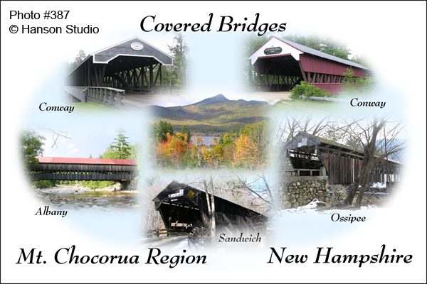 Mt. Chocorua, NH - Covered Bridges Collage